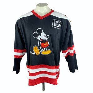 Disney Parks Mickey Mouse Mesh Hockey Jersey No 28 Unisex Adult Large New 2025